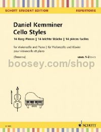Cello Styles - 14 Easy Pieces