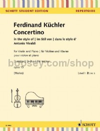 Concertino D major op. 15
