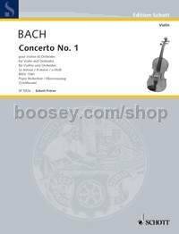 Concerto No. 1 in A minor BWV 1041 - violin & piano reduction