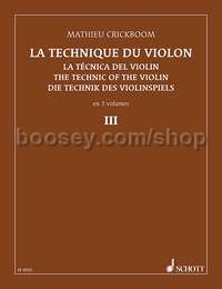 The Technique of the Violin Vol. 3 - violin