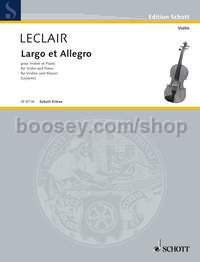 Largo et Allegro Série 4 - violin & piano