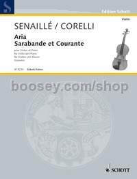 Aria/Sarabande et Courante - violin & piano