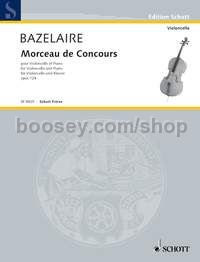 Morceau de Concours op. 124 - cello & piano