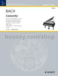 Concerto in F minor BWV 1056 - piano reduction for 2 pianos