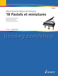 18 Pastels et miniatures - piano