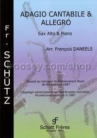 Adagio cantabile et Allegro - alto saxophone & piano