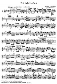 24 Matinées (Violin) - Digital Sheet Music