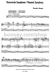 Homerische Sinfonie [Homeric Symphony] (Orchestra) - Digital Sheet Music