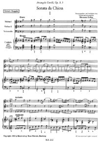 Sonata da chiesa (2 Violinen und B.C. Parts) - Digital Sheet Music