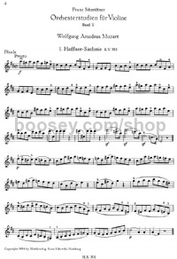 Orchestral Studies for Violin Vol.2 - Digital Sheet Music