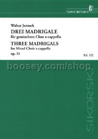 3 Madrigale aus den Sonetten an Orpheus (Vocal Score)