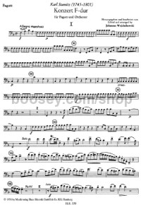 Concerto (Bassoon) -Digital Sheet Music