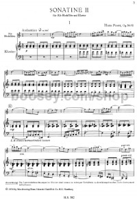 Sonatina (Alto Recorder & Piano) -Digital Sheet Music