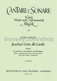Jauchzet Gott, alle Lande (Vocal Score)
