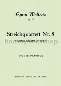 Streichquartett Nr. 8 (Study Score)