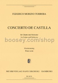 Concierto de Castilla (Piano Reduction)