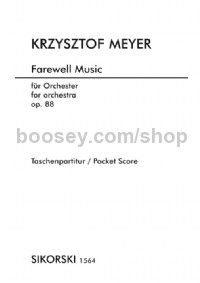 Farewell Music for orchestra (Pocket Study Score)