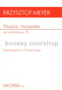 Musica incrostata per orchestra (Pocket Study Score)