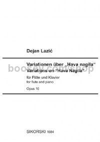 Variations on "Hava Nagila" for flute and piano