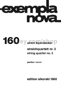 Streichquartett Nr. 3 (Study Score)