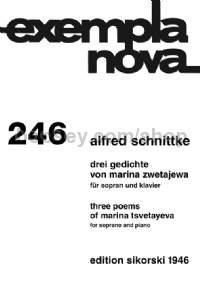 Three Poems of Marina Tsvetayeva (Soprano & Piano)