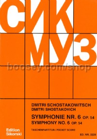 Symphony No.6 in B minor Op 54 (pocket score)