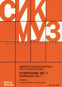 Symphony No.7 in C major Op 60 'Leningrad' (pocket score)