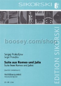 Romeo & Juliet Op 64 - suite arranged for wind quintet