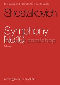 Symphony No. 10 in E minor, op. 93 (Full Score)