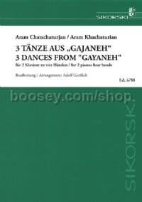Three Dances from the ballet Gayaneh for two pianos SIK6788
