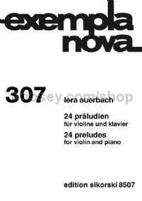 24 Präludien (24 Preludes for violin and piano)