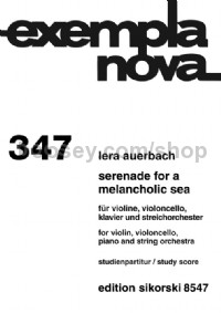 Serenade For A Melancholic Sea (Study Score)