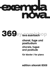 Choral, Fuge und Postludium (Chorale, Fugue and Postlude for piano)