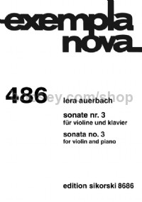 Sonata No. 3 for Violin and Piano