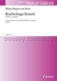 Karfreitags-Sonett - mixed choir (SATB) (score)