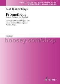 Prometheus - mixed choir & soprano solo (score)