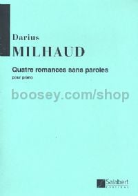 4 Romances sans paroles, op. 129 - piano