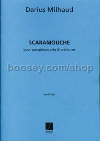 Scaramouche Op. 165c - alto saxophone & orchestra (score)