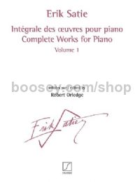 Intégrale Des Œuvres Pour Piano Volume 1 (Piano)