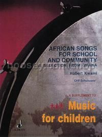 African Songs for School and Community - voice & Orff-instruments