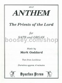 Priests Of The Lord (SATB with Organ)