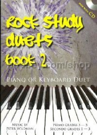 Rock Study Piano Duets Book 2 + CD 