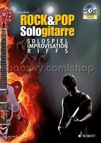 Rock & Pop Sologitarre - guitar (+ CD)