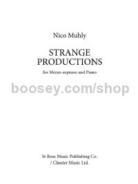 Strange Productions (Mezzo-Soprano)