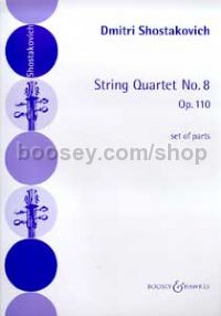 String Quartet No.8 in C minor Op 110 (set of parts)
