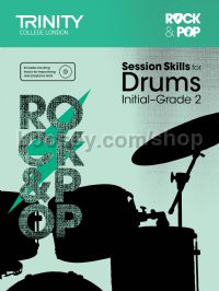 Rock & Pop Session Skills for Drums, Initial–Grade 2 (+ CD)