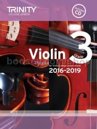 Violin Exam Pieces Grade 3, 2016-2019 (score, part & CD)