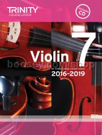 Violin Exam Pieces Grade 7, 2016-2019 (score, part & 2 CDs)