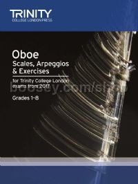 Oboe Scales, Arpeggios & Exercises Grades 1–8, from 2017