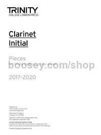 Clarinet Exam Pieces Initial, 2017–2020 (part only)